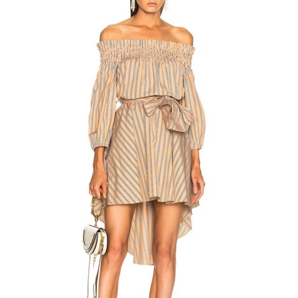 Like New CAROLINE CONSTAS Lou Striped Dress